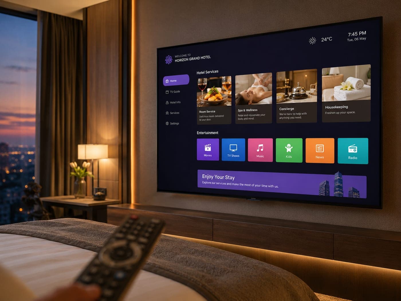 Chromecast sécurisé et services dans chaque chambre